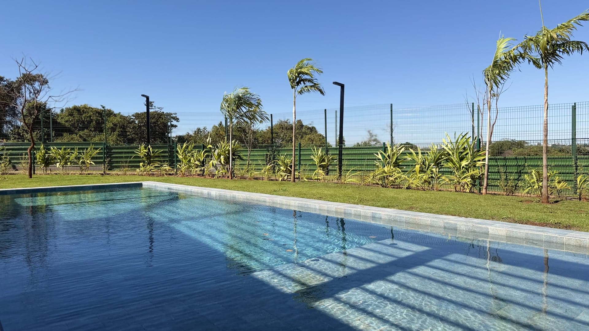Piscina de Natação com Paisagismo